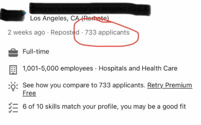 700 People Want The Same Job!